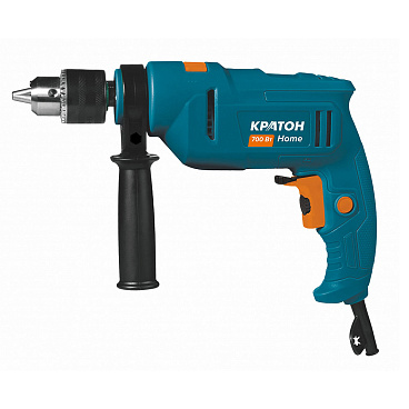Дрель сетевая ударная Кратон Home IDH-700 700 Вт ключевой патрон (3 02 01 034)