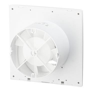 Вентилятор осевой Auramax Optima с обратным клапаном 150х150 мм d100 мм белый