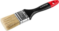Кисть плоская STAYER ″UNIVERSAL-PROFI″, светлая натуральная щетина, деревянная ручка, 50мм