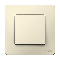 Выключатель Systeme Electric Blanca одноклавишный встраиваемый молочный (BLNVS010102)