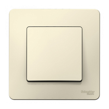 Выключатель Systeme Electric Blanca одноклавишный встраиваемый молочный (BLNVS010102)