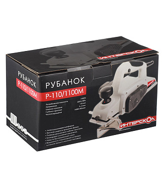 Рубанок электрический Интерскол Р-110/1100М (49.1.0.12) 1100 Вт 110 мм