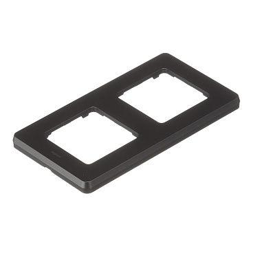 Рамка Legrand Inspiria двухместная антрацит (673943)