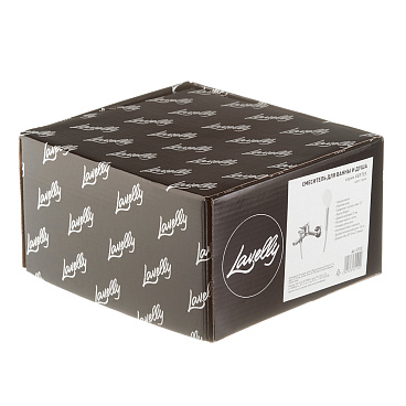 Смеситель для ванны Lavelly Vertex хром однорычажный с коротким изливом с лейкой (673102)