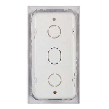 Блок выключателя с розеткой Svet SV1001 двухклавишный встраиваемый белый (SV1001-0004)