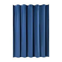 Штора для ванны Moroshka Velvet 2000х1800 мм полиэстер синяя (982-301-02)