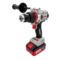 Дрель-шуруповерт ударная аккумуляторная бесщеточная Crown CT21127HMX-4 BMC 20 В 4 Ач Li-Ion 1 АКБ и ЗУ