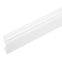 Плинтус экополимер Солид 60х13х2000 мм белый (1 UHD 02/60)