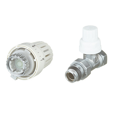 Клапан термостатический Valtec 1/2 НР(ш) х 1/2 ВР(г) для радиатора (VT.048.N.04)