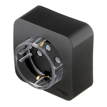 Розетка Systeme Electric Blanca накладная антрацит компакт (BLNRA110116)