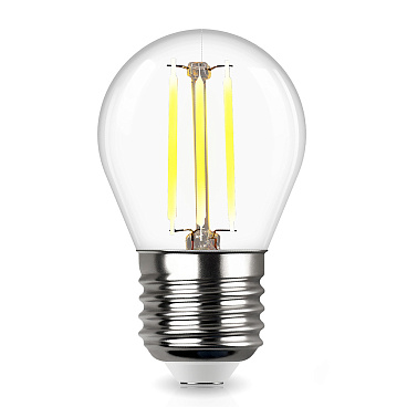 Лампа светодиодная филаментная Rev E27 2700К 7 Вт 695 Лм 220 В шар G45 прозрачная