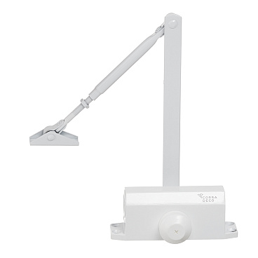 Доводчик дверной Corsa Deco (25-45 кг) белый