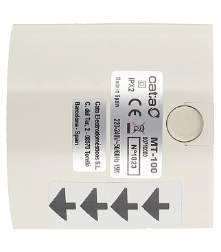 Вентилятор канальный осевой Cata MT-100 d100 мм слоновая кость