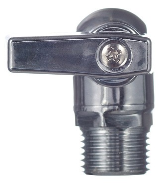 Кран шаровой латунный Valtec 1/2 НР(ш) х 1/2 НР(ш) к бытовой технике мини угловой (VT.392.N.04)