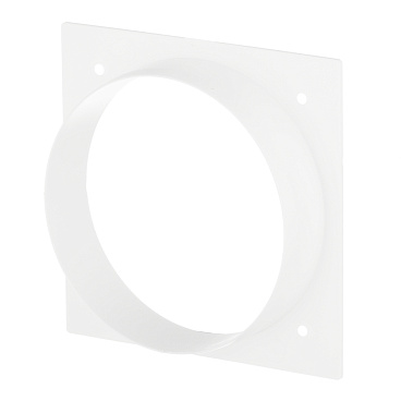 Накладка для круглых воздуховодов торцевая Era с фланцем d100 мм 113х113 мм