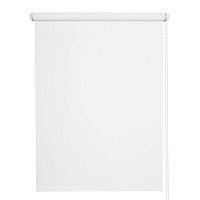 Рулонная штора блэкаут 180х175 см Domlegrand Блэкаут Титан белая