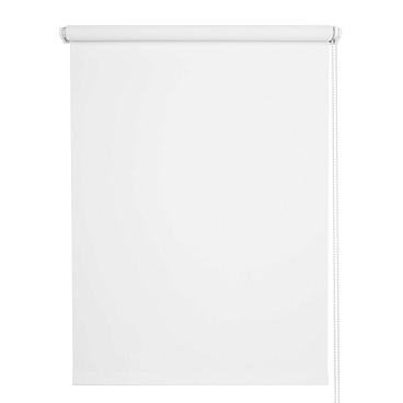 Рулонная штора блэкаут 180х175 см Domlegrand Блэкаут Титан белая