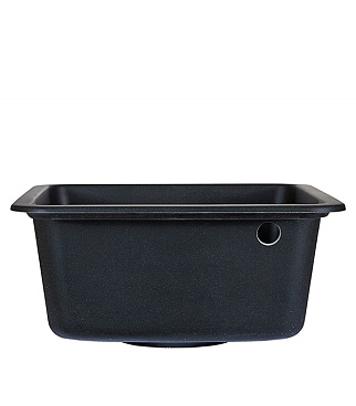 Мойка для кухни Granula Standard 50х42х19 см врезная кварц черная