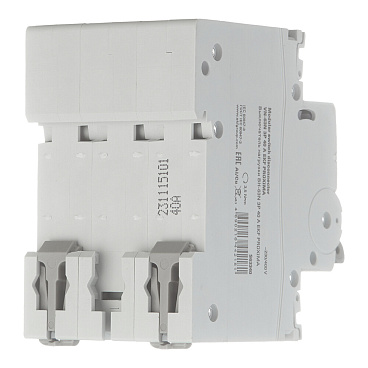 Выключатель нагрузки EKF PROxima ВН-63N 3Р 40А 400 В на DIN-рейку (S63340)