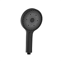 Лейка для душа Iddis SpaHome d130 мм 3 режима без шланга пластик черная (SPA3F0Bi18)
