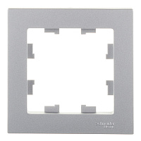 Рамка Systeme Electric AtlasDesign одноместная алюминий (ATN000301)