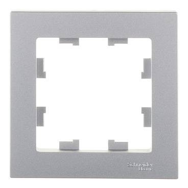 Рамка Systeme Electric AtlasDesign одноместная алюминий (ATN000301)