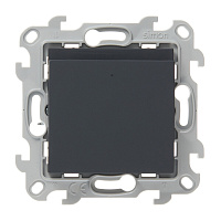 Выключатель Simon 24 Harmonie карточный встраиваемый графит (2410526-038)