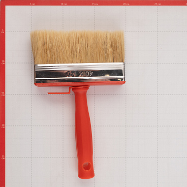 Кисть макловица натуральная щетина пластиковая ручка 140х40 мм для ЛКМ на алкидной основе