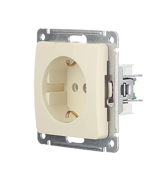 Розетка Hegel Master встраиваемая слоновая кость (РС16-411-01)