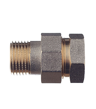 Американка прямая 1/2 ВР(г) х 1/2 НР(ш) латунная