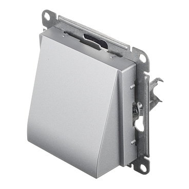 Вывод кабеля Systeme Electric AtlasDesign встраиваемый алюминий (ATN000399)