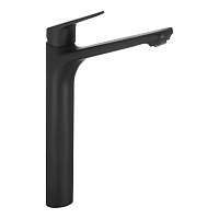 Смеситель для раковины высокий Corsa Deco KX однорычажный черный (FBKXLB)