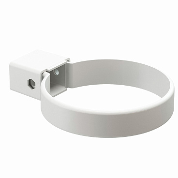 Хомут трубы пластиковый d80 мм Docke Standard пломбир RAL 9003