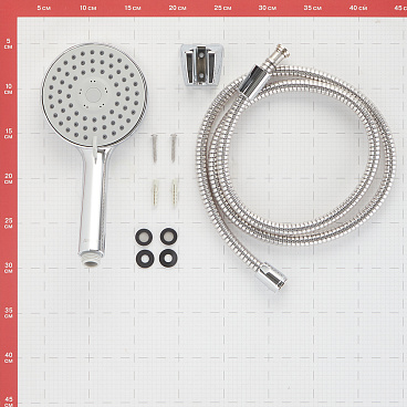 Душевой комплект Ravak с лейкой с держателем хром (X07S006)