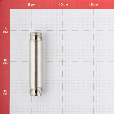 Ниппель удлинительный Valtec 1/2 НР(ш) х 100 мм латунный (VTr.652.N.0410)
