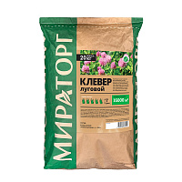 Семена газонной травы Клевер луговой Мираторг 20 кг