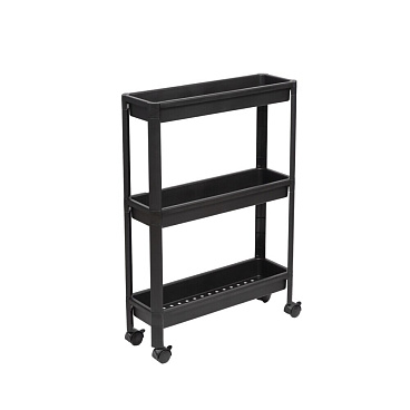 Стеллаж на колесах 755х530х175 мм Violet черный (782307)