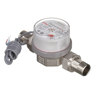 Счетчик универсальный Valtec DN15 80 мм со сгонами с импульсным выходом