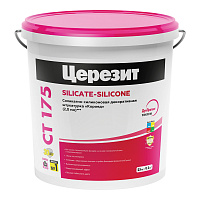 Штукатурка фасадная Церезит CT 175 силикатно-силиконовая короед 2 мм 25 кг