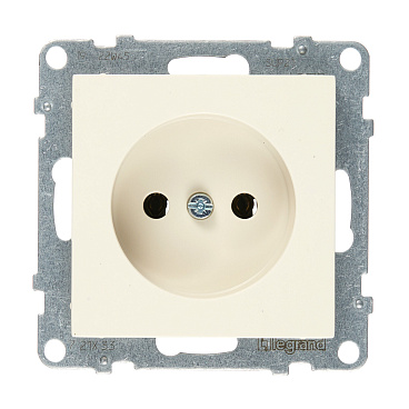Розетка Legrand Suno встраиваемая слоновая кость (721233)