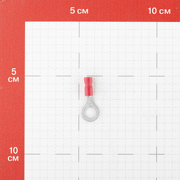 Наконечник кольцевой изолированный КВТ НКИ d6 мм 0,25-1,5 кв. мм (30 шт.)