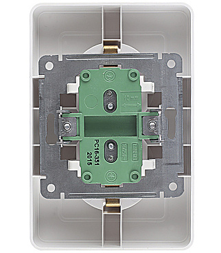 Розетка Hegel Master встраиваемая белая (РС16-351)