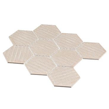Мозаика Starmosaic Hexagon big белая керамическая 295х256х6 мм матовая