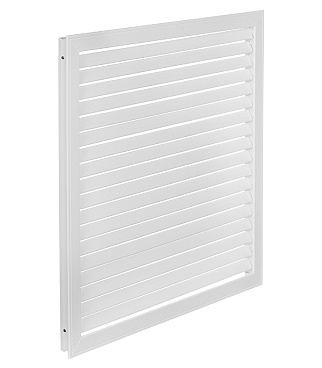 Решетка вентиляционная ПВХ Era ПР 600х600 мм белая