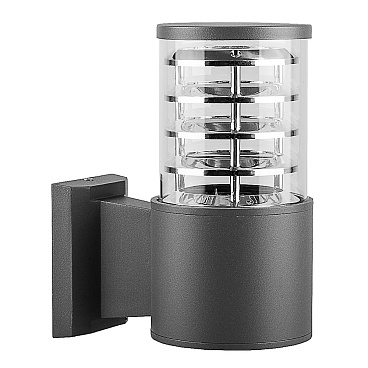 Светильник садово-парковый настенный Feron Техно серый E27 60 Вт IP54 (06301)