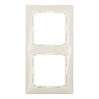 Рамка Legrand Valena двухместная слоновая кость (695632)