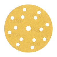 Диск шлифовальный КМ Gold d150 мм P320 на липучку бумажная основа (5 шт.)