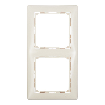Рамка Legrand Valena двухместная слоновая кость (695632)