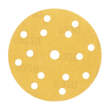 Диск шлифовальный КМ Gold d150 мм P320 на липучку бумажная основа (5 шт.)
