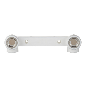 Водорозетка полипропиленовая Valtec двойная 20 мм х 1/2 ВР(г) на планке (VTp.724.0.02004)